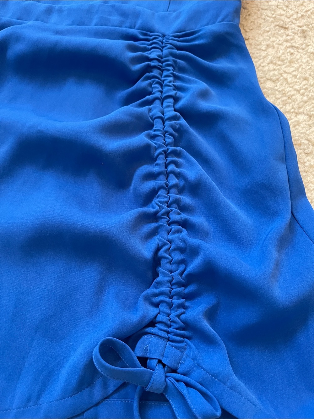 Superdown Blue Ruched Mini Dress
Size small - Picture 6 of 6